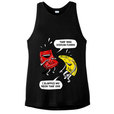 That Was Sodium Funny Geek Chemistry Science Joke Ladies PosiCharge Tri-Blend Wicking Tank
