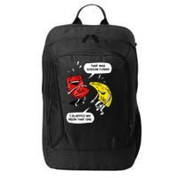 That Was Sodium Funny Geek Chemistry Science Joke City Backpack