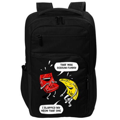 That Was Sodium Funny Geek Chemistry Science Joke Impact Tech Backpack