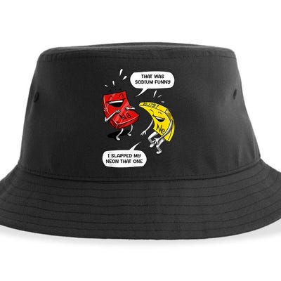 That Was Sodium Funny Geek Chemistry Science Joke Sustainable Bucket Hat