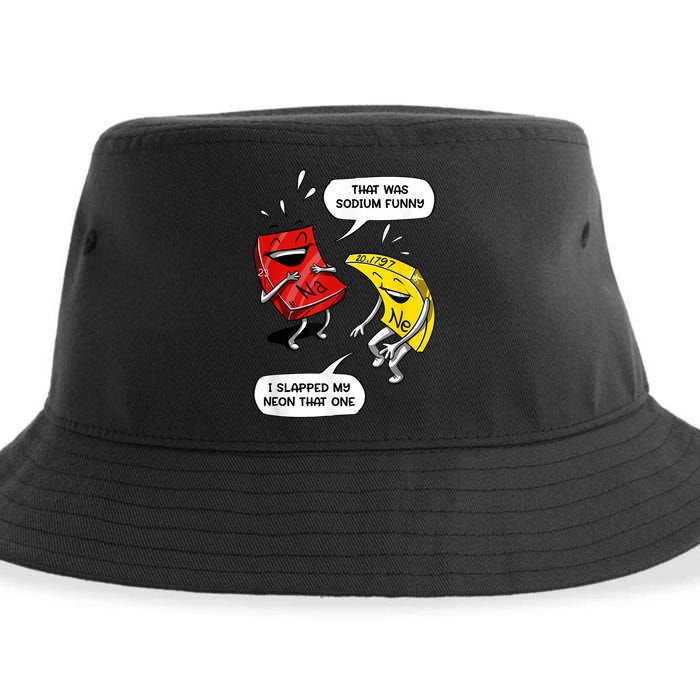 That Was Sodium Funny Geek Chemistry Science Joke Sustainable Bucket Hat