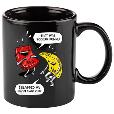 That Was Sodium Funny Geek Chemistry Science Joke 11oz C Handle Ceramic Mug