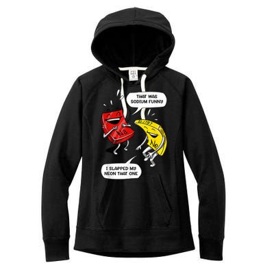 That Was Sodium Funny Geek Chemistry Science Joke Women's Fleece Hoodie