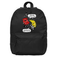 That Was Sodium Funny Geek Chemistry Science Joke 16 in Basic Backpack