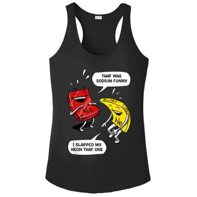 That Was Sodium Funny Geek Chemistry Science Joke Ladies PosiCharge Competitor Racerback Tank