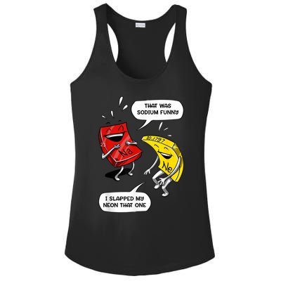 That Was Sodium Funny Geek Chemistry Science Joke Ladies PosiCharge Competitor Racerback Tank