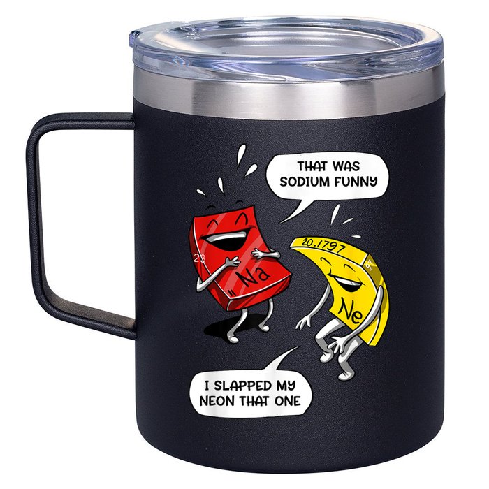 That Was Sodium Funny Geek Chemistry Science Joke 12oz Stainless Steel Coffee Mug