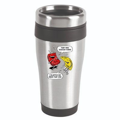 That Was Sodium Funny Geek Chemistry Science Joke 16oz Travel Tumbler