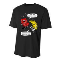 That Was Sodium Funny Geek Chemistry Science Joke Youth Performance Sprint T-Shirt