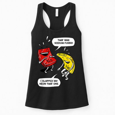 That Was Sodium Funny Geek Chemistry Science Joke Womens Tank Top