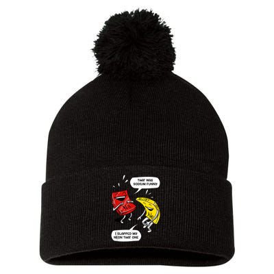 That Was Sodium Funny Geek Chemistry Science Joke Pom Pom 12in Knit Beanie