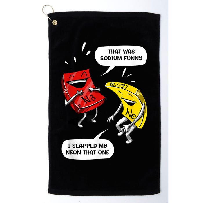 That Was Sodium Funny Geek Chemistry Science Joke Golf Towel