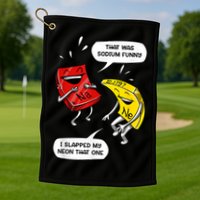 That Was Sodium Funny Geek Chemistry Science Joke Golf Towel