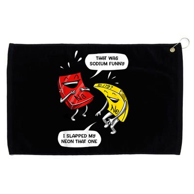That Was Sodium Funny Geek Chemistry Science Joke Grommeted Golf Towel