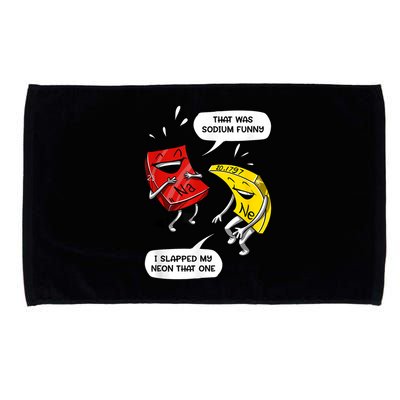 That Was Sodium Funny Geek Chemistry Science Joke Microfiber Hand Towel