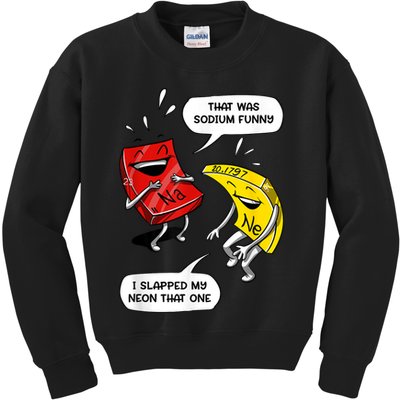 That Was Sodium Funny Geek Chemistry Science Joke Kids Sweatshirt