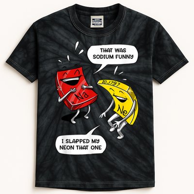That Was Sodium Funny Geek Chemistry Science Joke Kids Tie-Dye T-Shirt