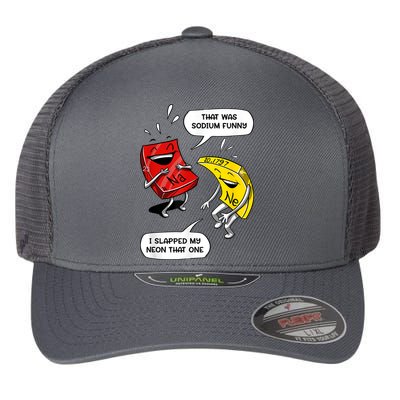 That Was Sodium Funny Geek Chemistry Science Joke Flexfit Unipanel Trucker Cap