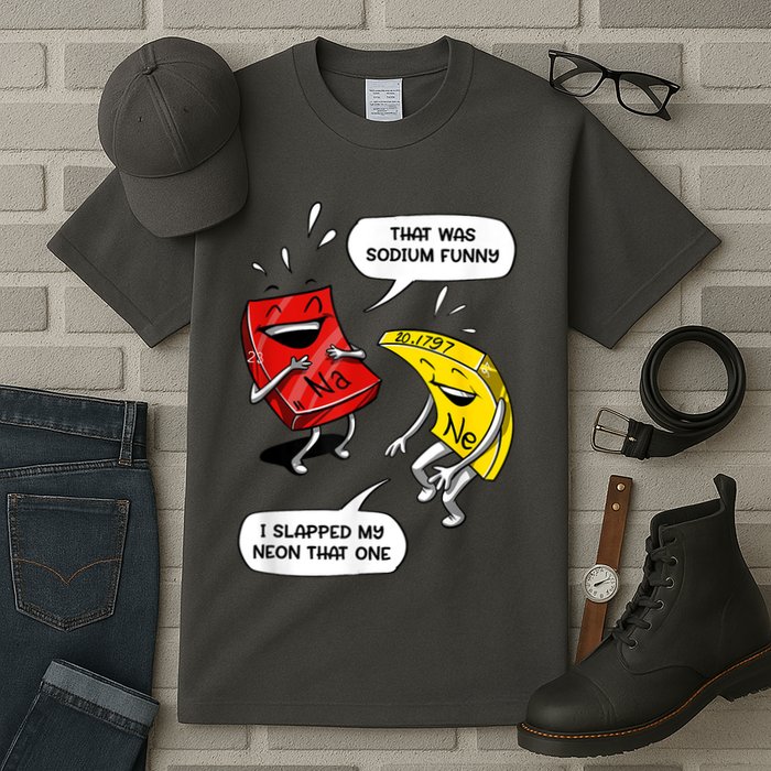 That Was Sodium Funny Geek Chemistry Science Joke Tall T-Shirt