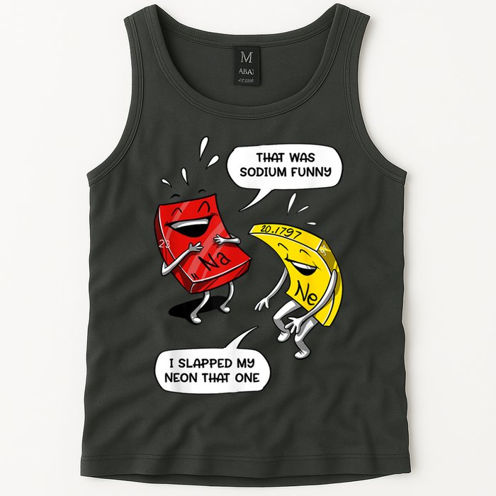 That Was Sodium Funny Geek Chemistry Science Joke Tank Top