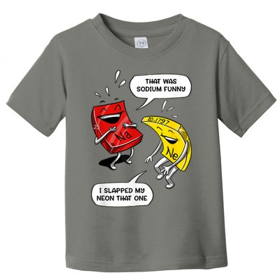 That Was Sodium Funny Geek Chemistry Science Joke Toddler T-Shirt