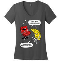 That Was Sodium Funny Geek Chemistry Science Joke Women's V-Neck T-Shirt