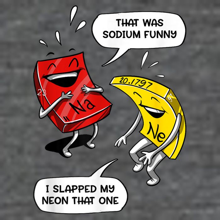 That Was Sodium Funny Geek Chemistry Science Joke Women's V-Neck T-Shirt