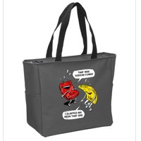 That Was Sodium Funny Geek Chemistry Science Joke Zip Tote Bag