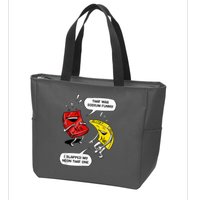 That Was Sodium Funny Geek Chemistry Science Joke Zip Tote Bag