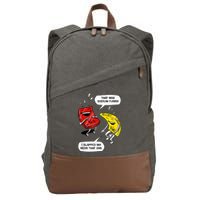 That Was Sodium Funny Geek Chemistry Science Joke Cotton Canvas Backpack