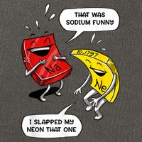 That Was Sodium Funny Geek Chemistry Science Joke Cotton Canvas Backpack