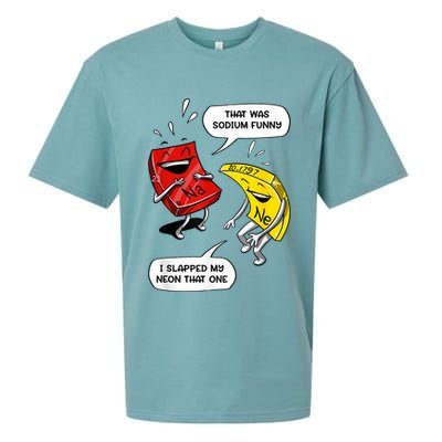 That Was Sodium Funny Geek Chemistry Science Joke Sueded Cloud Jersey T-Shirt