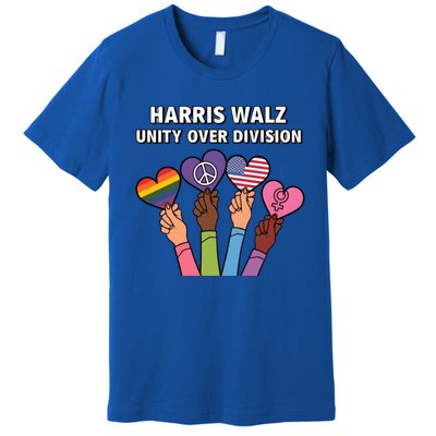 Together We Stand Harris And Walz Unite Cute Gift Premium T-Shirt