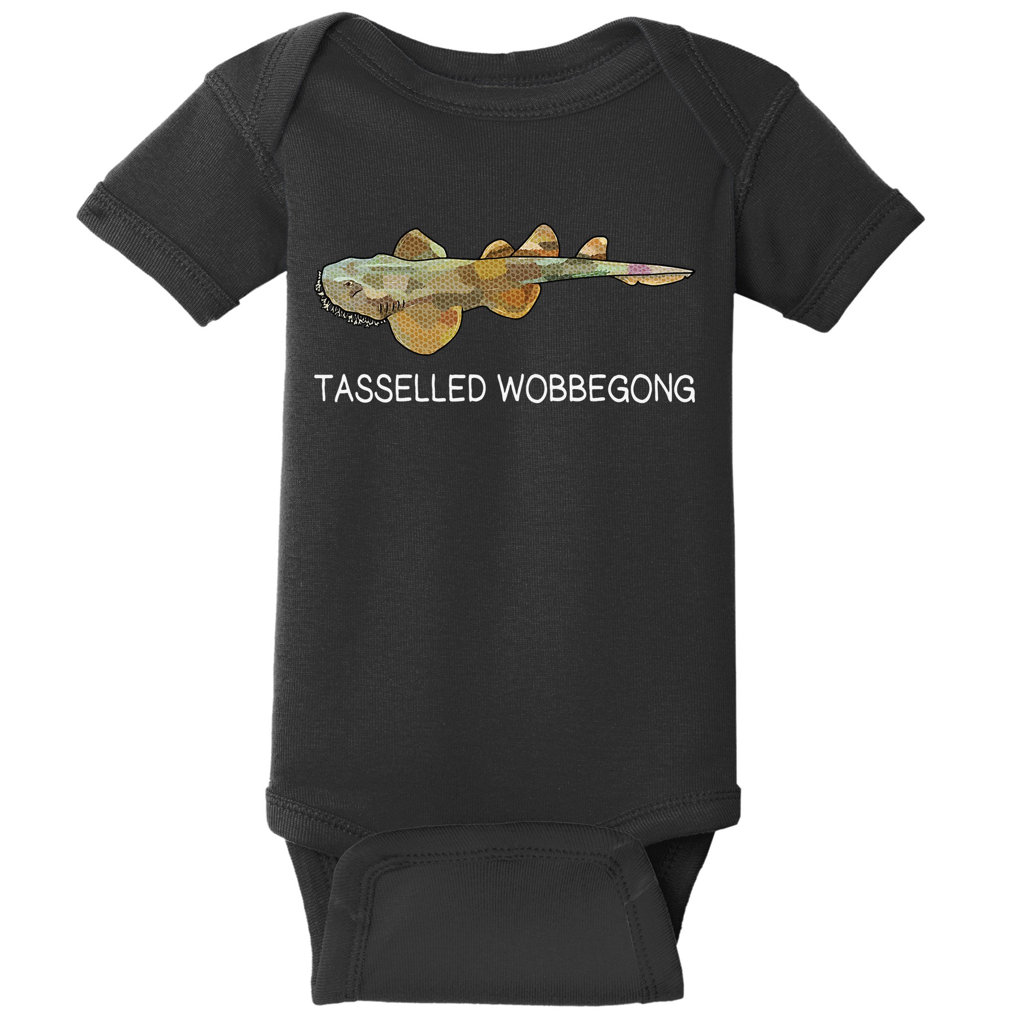 Tasselled Wobbegong Shark Lover Baby Bodysuit
