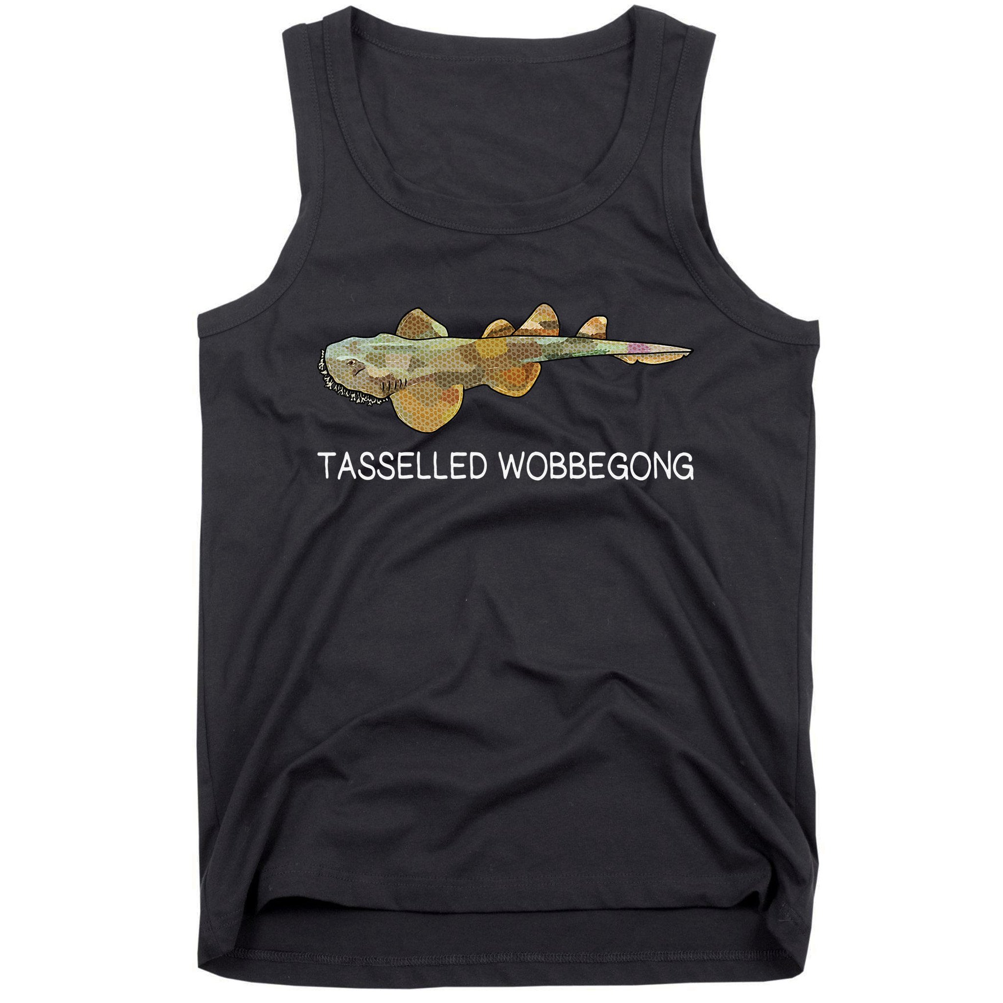 Tasselled Wobbegong Shark Lover Tank Top