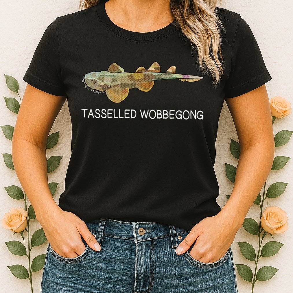 Tasselled Wobbegong Shark Lover Womens T-Shirt