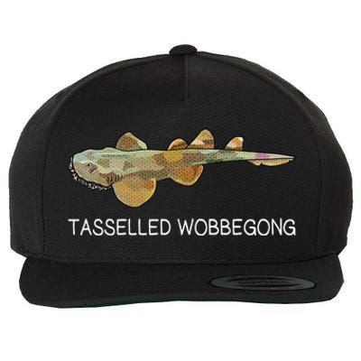 Tasselled Wobbegong Shark Lover Wool Snapback Cap