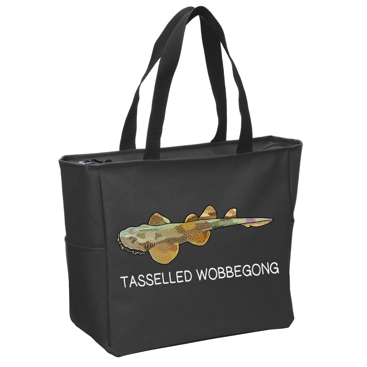 Tasselled Wobbegong Shark Lover Zip Tote Bag