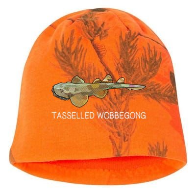 Tasselled Wobbegong Shark Lover Kati - Camo Knit Beanie