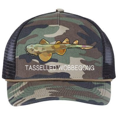 Tasselled Wobbegong Shark Lover Retro Rope Trucker Hat Cap