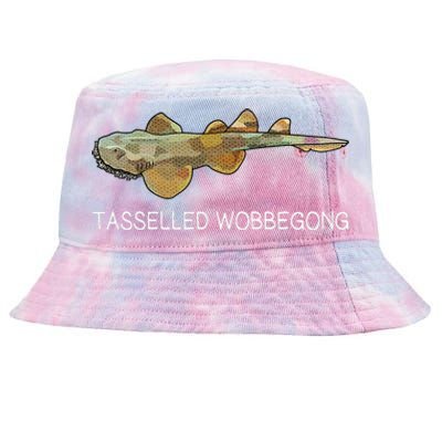 Tasselled Wobbegong Shark Lover Tie-Dyed Bucket Hat