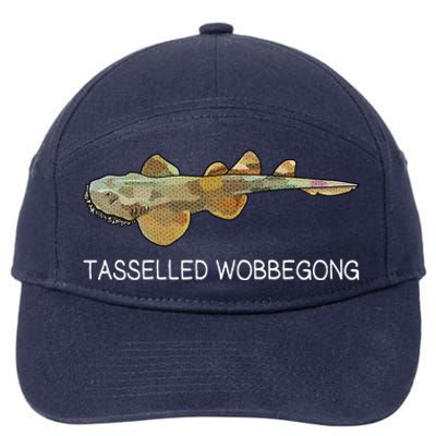 Tasselled Wobbegong Shark Lover 7-Panel Snapback Hat