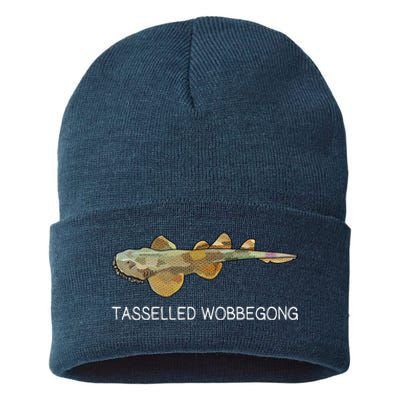 Tasselled Wobbegong Shark Lover Sustainable Knit Beanie