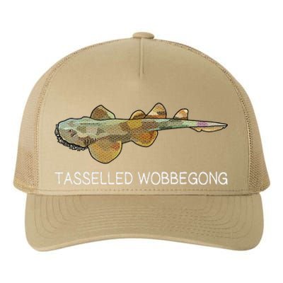 Tasselled Wobbegong Shark Lover Yupoong Adult 5-Panel Trucker Hat