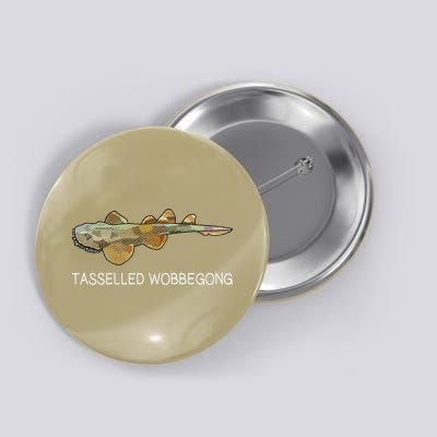 Tasselled Wobbegong Shark Lover Button