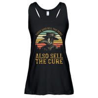 Those Who Sell The Panic Also Sell The C.U.R.E Anti Government Ladies Essential Flowy Tank