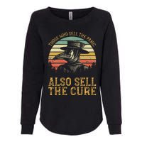 Those Who Sell The Panic Also Sell The C.U.R.E Anti Government Womens California Wash Sweatshirt