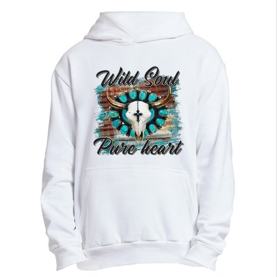 Turquoise Wild Soul Pure Heart Country Rodeo Cowgirl Western Urban Pullover Hoodie