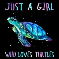 Turtle Watercolor Sea Ocean Just A Girl Who Loves Turtles Toddler Hoodie