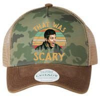 That Was Scary Dean Winchester Meme Funny Legacy Tie Dye Trucker Hat